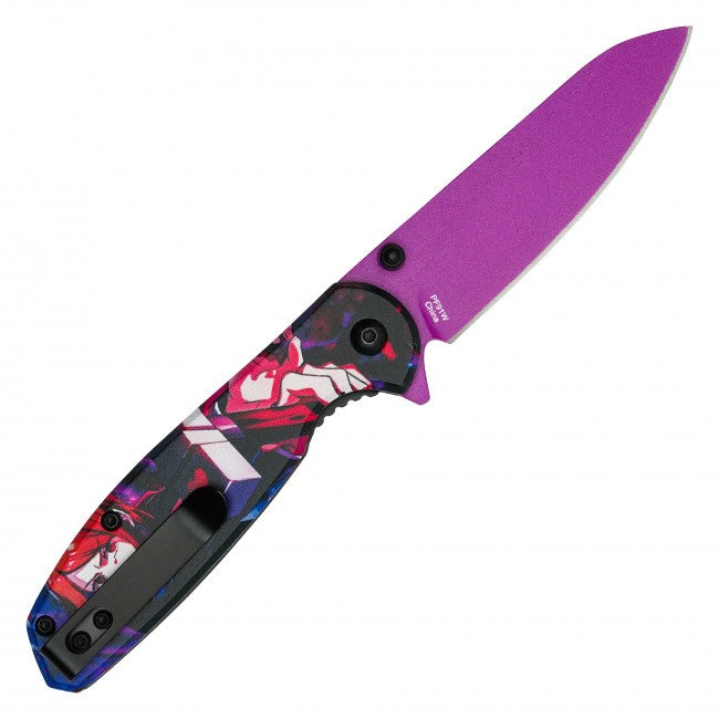 7.5” Nobara Kugisaki Jujutsu Kaisen Spring Assisted Folding Pocket Knife EDC