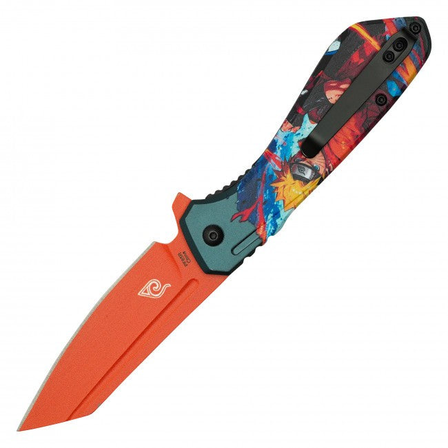 7.5” Naruto Uzumaki Spring Assisted Folding Pocket Knife EDC