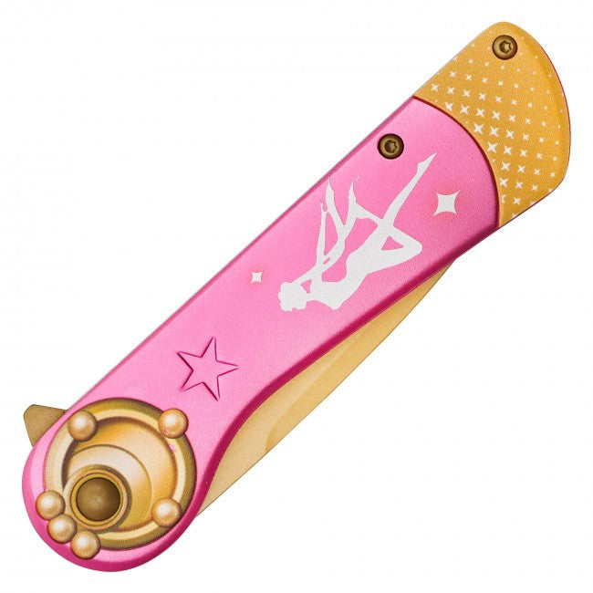 8” Pink Sailor Moon Spring Assisted Folding Pocket Knife EDC