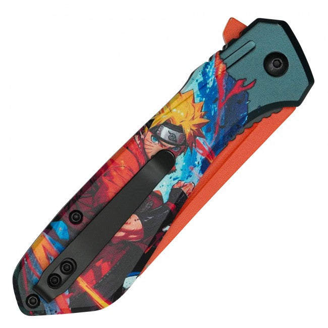 7.5” Naruto Uzumaki Spring Assisted Folding Pocket Knife EDC